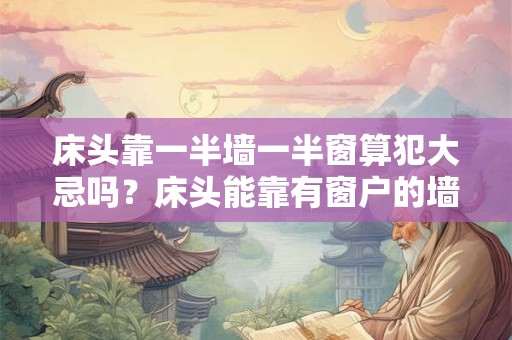 床头靠一半墙一半窗算犯大忌吗？床头能靠有窗户的墙吗？