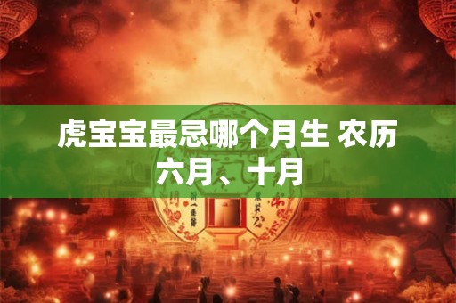 虎宝宝最忌哪个月生 农历六月、十月