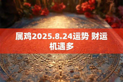 属鸡2025.8.24运势 财运机遇多