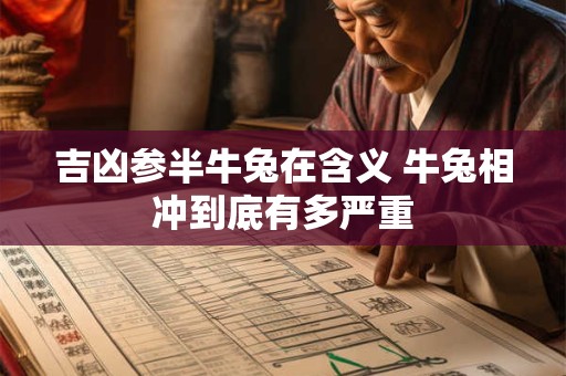 吉凶参半牛兔在含义 牛兔相冲到底有多严重