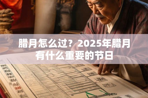 腊月怎么过？2026年腊月有什么重要的节日