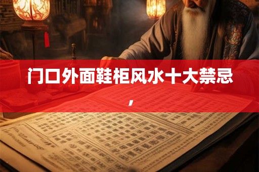 门口外面鞋柜风水十大禁忌，