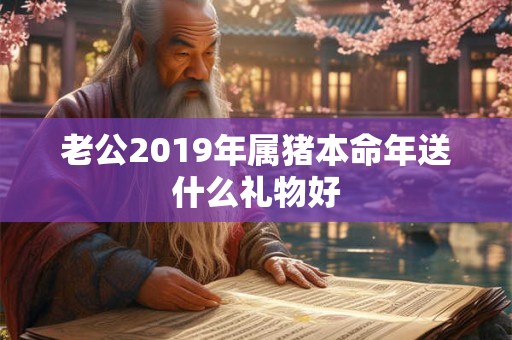 老公2019年属猪本命年送什么礼物好