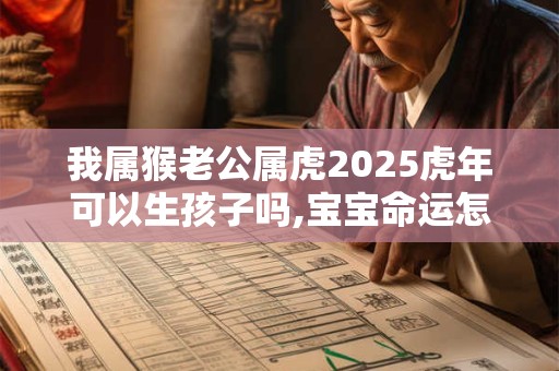 我属猴老公属虎2025虎年可以生孩子吗,宝宝命运怎么样？