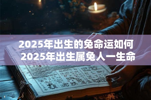 2025年出生的兔命运如何  2025年出生属兔人一生命运