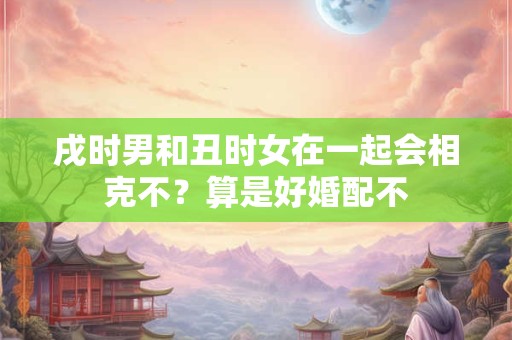 戌时男和丑时女在一起会相克不？算是好婚配不