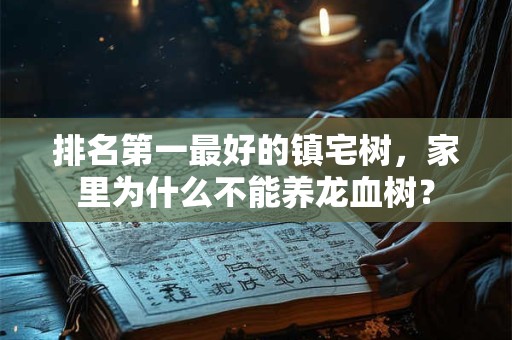 排名第一最好的镇宅树，家里为什么不能养龙血树？