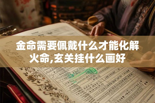金命需要佩戴什么才能化解火命,玄关挂什么画好