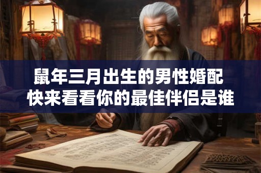 鼠年三月出生的男性婚配 快来看看你的最佳伴侣是谁！
