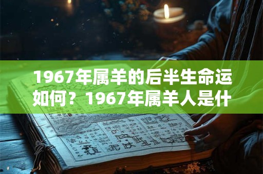 1967年属羊的后半生命运如何？1967年属羊人是什么命？