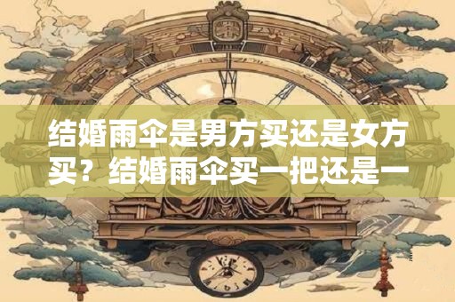 结婚雨伞是男方买还是女方买？结婚雨伞买一把还是一对？