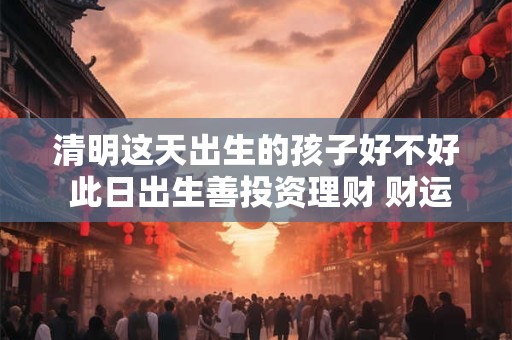 清明这天出生的孩子好不好 此日出生善投资理财 财运较佳