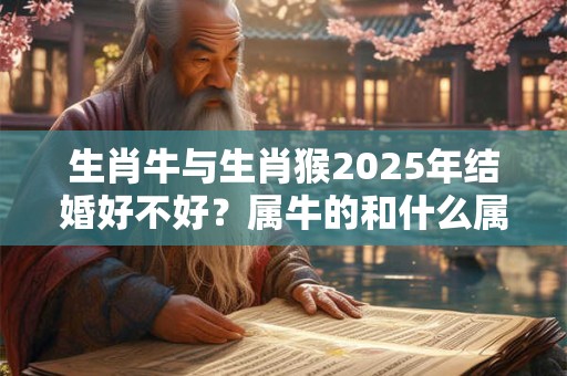 生肖牛与生肖猴2025年结婚好不好？属牛的和什么属相配