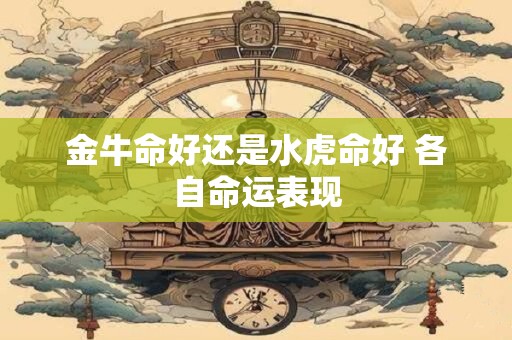 金牛命好还是水虎命好 各自命运表现