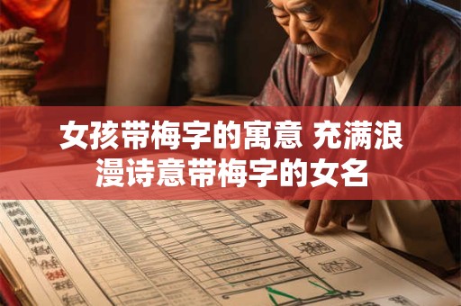 女孩带梅字的寓意 充满浪漫诗意带梅字的女名