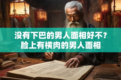 没有下巴的男人面相好不？脸上有横肉的男人面相