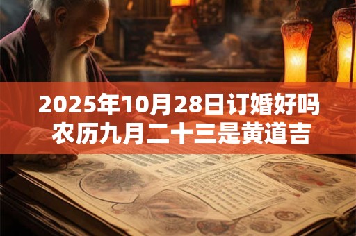 2025年10月28日订婚好吗 农历九月二十三是黄道吉日吗