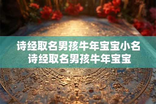 诗经取名男孩牛年宝宝小名 诗经取名男孩牛年宝宝