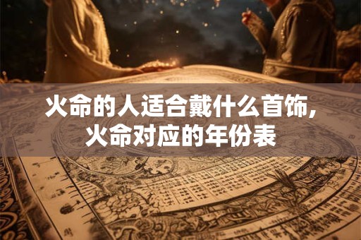 火命的人适合戴什么首饰,火命对应的年份表