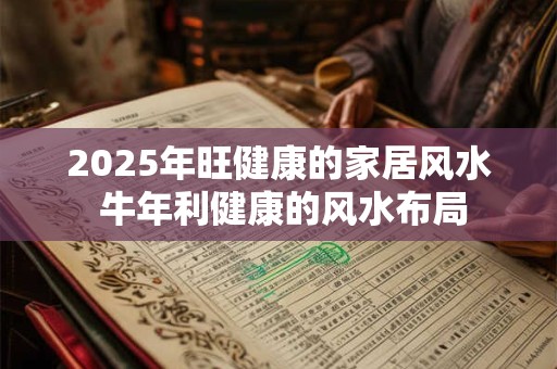 2025年旺健康的家居风水 牛年利健康的风水布局
