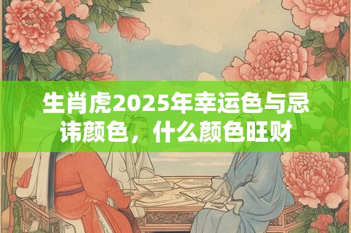 生肖虎2025年幸运色与忌讳颜色,什么颜色旺财 生肖虎2025年幸运色与忌讳颜色,什么颜色旺财