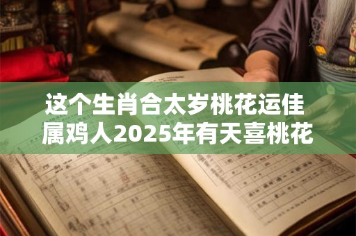 这个生肖合太岁桃花运佳 属鸡人2025年有天喜桃花相助