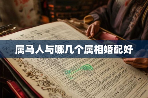 属马人与哪几个属相婚配好