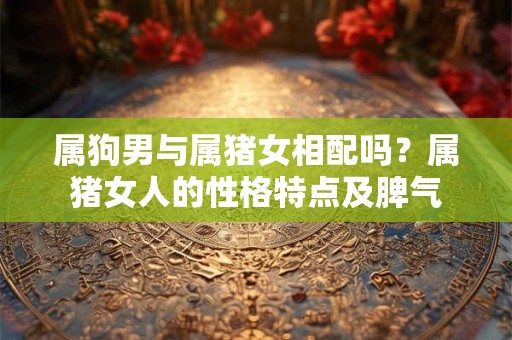 属狗男与属猪女相配吗？属猪女人的性格特点及脾气