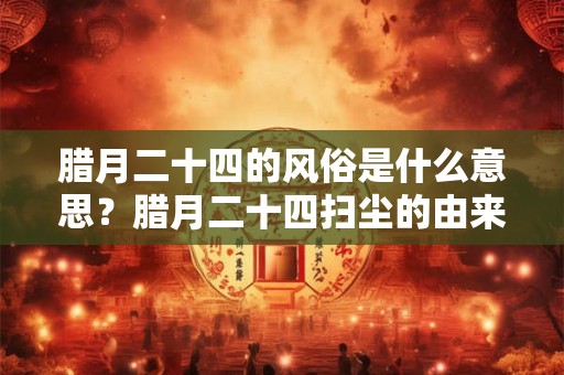 腊月二十四的风俗是什么意思?腊月二十四扫尘的由来 腊月二十四的风俗是什么意思?腊月二十四扫尘的由来