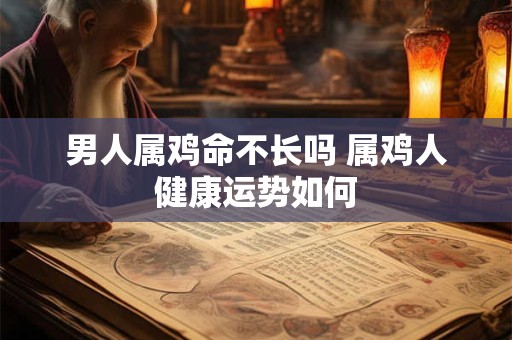 男人属鸡命不长吗 属鸡人健康运势如何