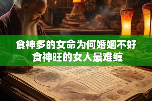 食神多的女命为何婚姻不好 食神旺的女人最难缠