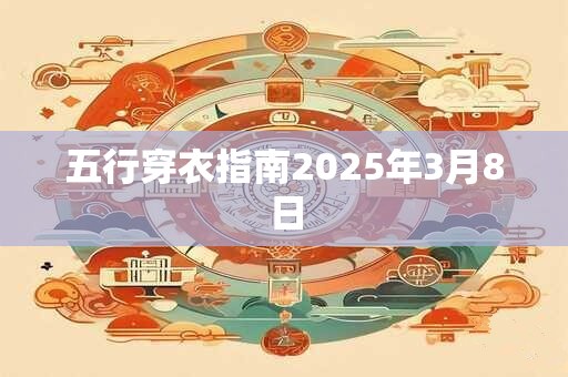 五行穿衣指南2025年3月8日