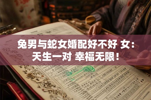 兔男与蛇女婚配好不好 女：天生一对 幸福无限！