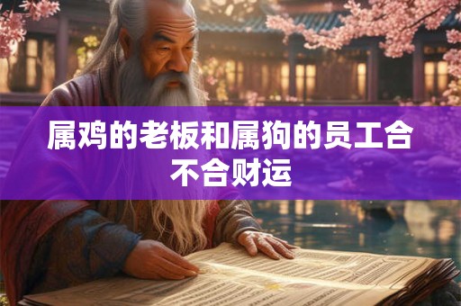 属鸡的老板和属狗的员工合不合财运