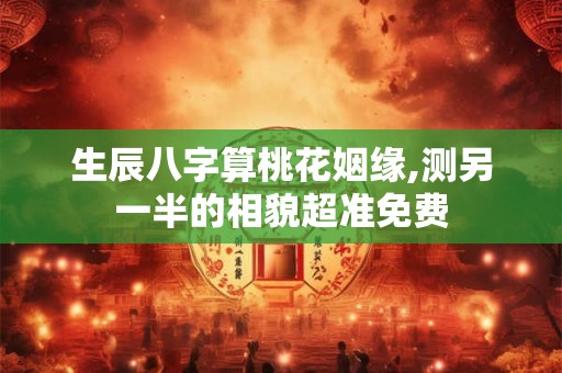 生辰八字算桃花姻缘,测另一半的相貌超准免费
