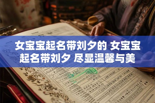女宝宝起名带刘夕的 女宝宝起名带刘夕 尽显温馨与美好