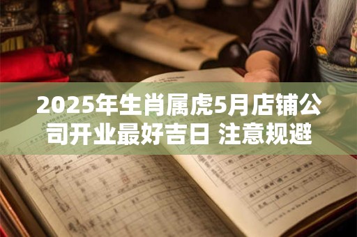 2025年生肖属虎5月店铺公司开业最好吉日 注意规避相冲生肖