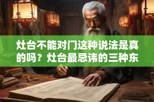 灶台不能对门这种说法是真的吗？灶台最忌讳的三种东西