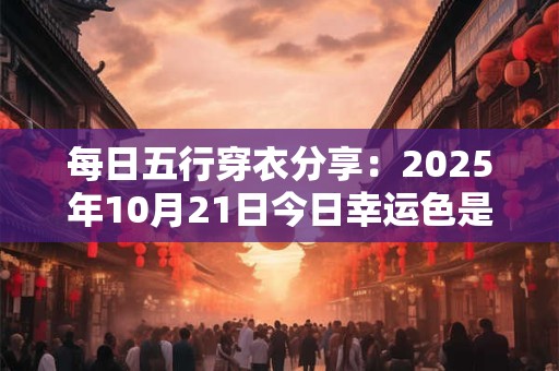 每日五行穿衣分享：2025年10月21日今日幸运色是什么