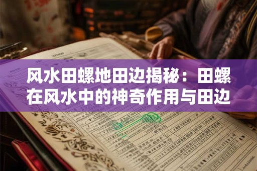 风水田螺地田边揭秘：田螺在风水中的神奇作用与田边的故事