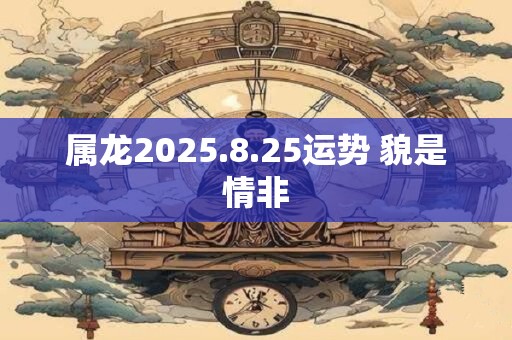 属龙2025.8.25运势 貌是情非