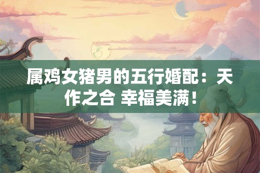 属鸡女猪男的五行婚配：天作之合 幸福美满！