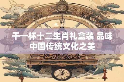 干一杯十二生肖礼盒装 品味中国传统文化之美