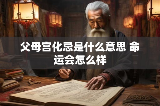 父母宫化忌是什么意思 命运会怎么样