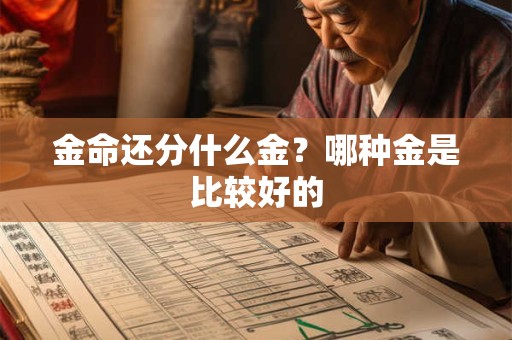 金命还分什么金？哪种金是比较好的