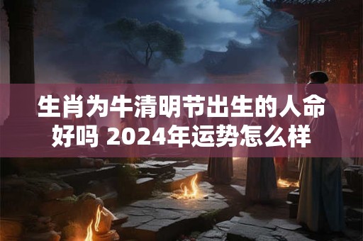 生肖为牛清明节出生的人命好吗 2024年运势怎么样