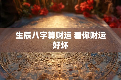 生辰八字算财运 看你财运好坏
