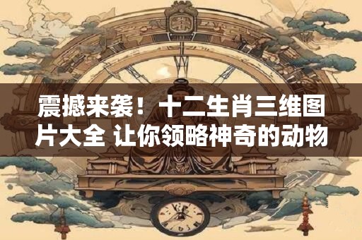 震撼来袭！十二生肖三维图片大全 让你领略神奇的动物世界！