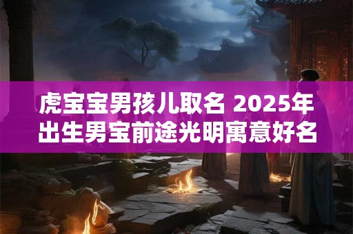 虎宝宝男孩儿取名 2025年出生男宝前途光明寓意好名