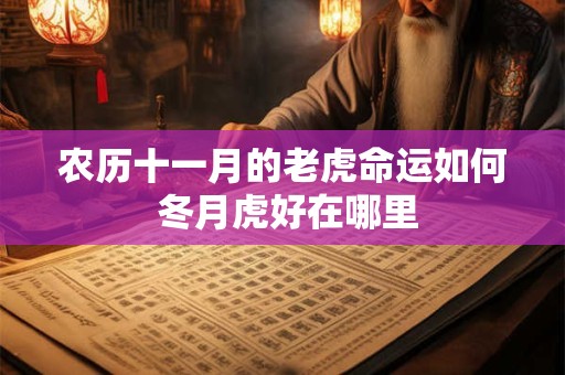 农历十一月的老虎命运如何 冬月虎好在哪里